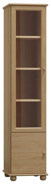 Vomaks unit, s.r.o. Vitrína 107 Klasik masiv borovice Barva: surové dřevo