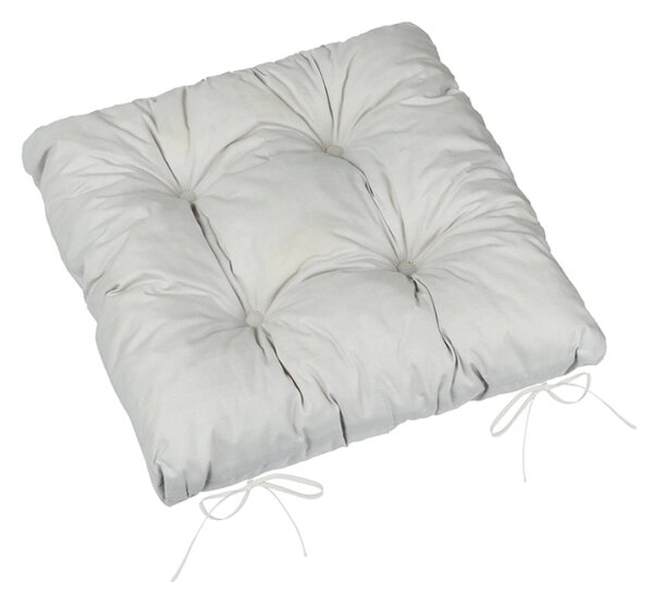 Bellatex Sedák Adéla prošívaný 40x40 cm Šedá