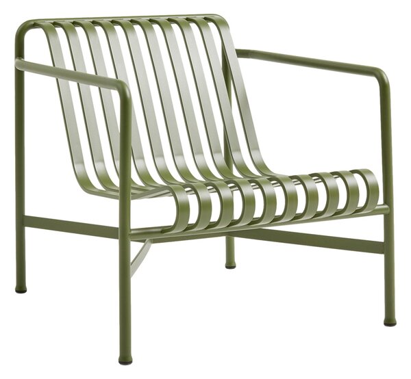 HAY Zahradní křeslo Palissade Lounge Low, Olive