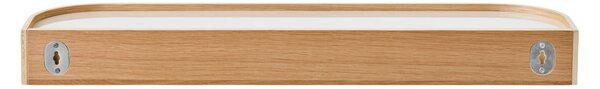 Audo Copenhagen Nástěnná police Epoch Natural Oak/Fog - 79 cm MN201