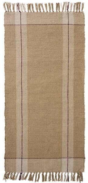 Bavlněný běhoun na podlahu Thin Red Stripes 60 × 120 cm