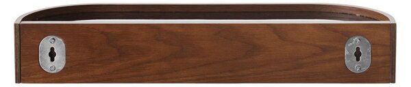 Audo Copenhagen Nástěnná police Epoch Dark Stained Oak - 50 cm MN202