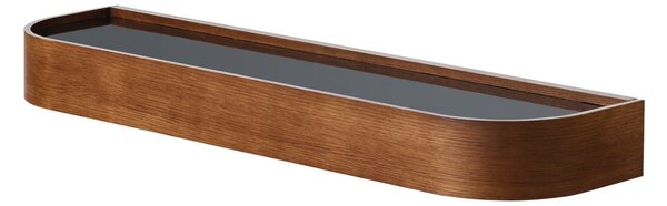 Audo Copenhagen Nástěnná police Epoch Dark Stained Oak - 79 cm MN203