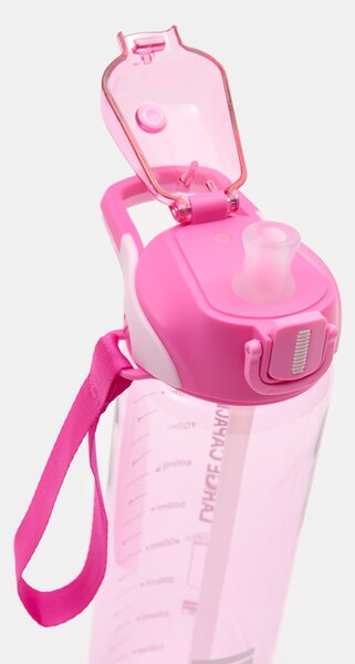 Sinsay - Láhev na pití s odměrkou a úchytem - růžová