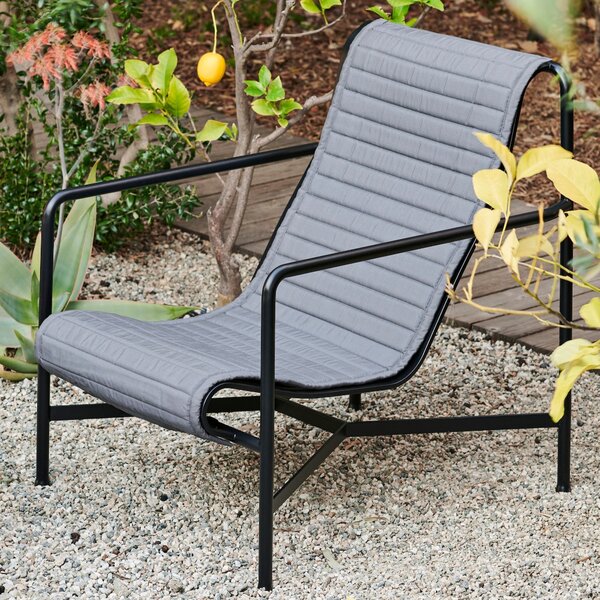 HAY Zahradní křeslo Palissade Lounge High, Anthracite
