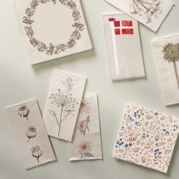 Papírové ubrousky Flower Motif – 20 ks
