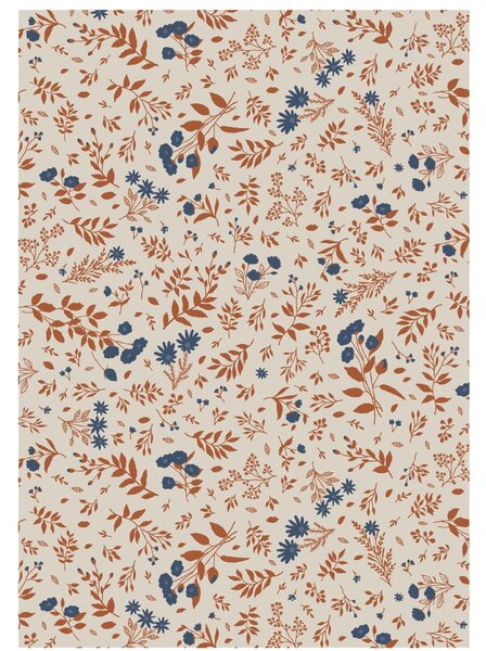 Balicí papír Flower Motif – 5 m