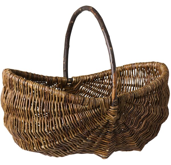 Proutěný koš Oval Unpeeled Willow