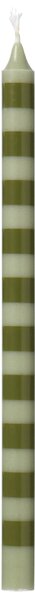 Svíčka Taper Olive Green 20 cm