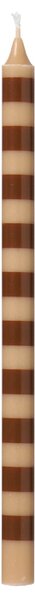 Svíčka Taper Brown 20 cm