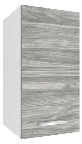 Kuchyňská skříňka Belini horní 30 cm šedý antracit Glamour Wood TOR SG30/1/WT/GW1/0/E