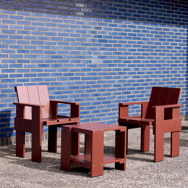 HAY Zahradní židle Crate Dining, Iron Red