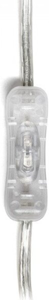 BUGSY stolní chromované sklo 230V GU10 50W - RED - DESIGN RENDL