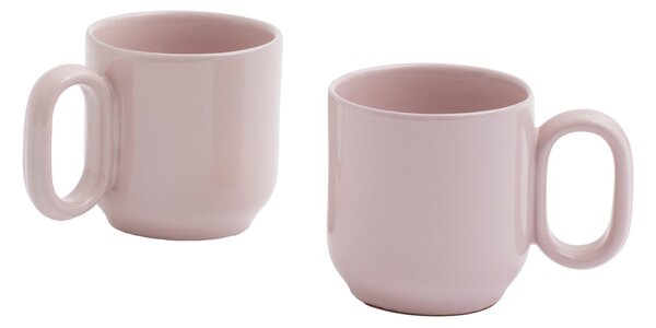 HAY Sada hrnků Barro, Pink, 2ks