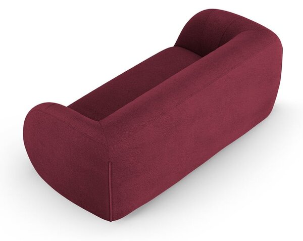 Vínová pohovka z textilie bouclé 210 cm Essen – Cosmopolitan Design