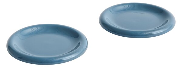 HAY Sada talířů Barro Ø18, Dark Blue, 2ks
