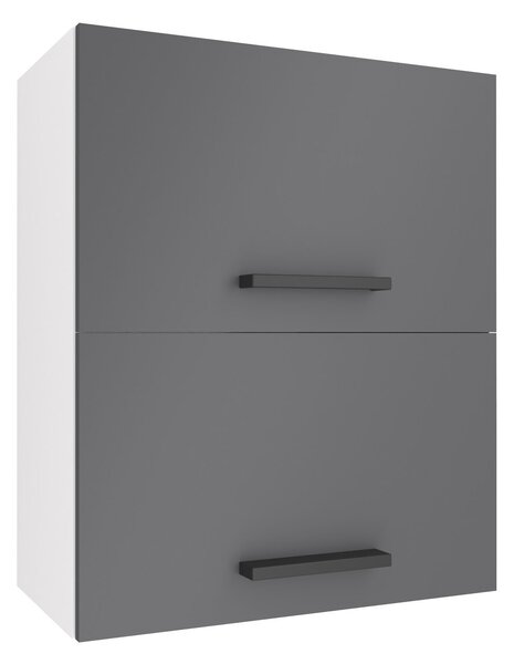 Kuchyňská skříňka Belini horní 60 cm šedý mat TOR SGP2-60/1/WT/SR/0/B1