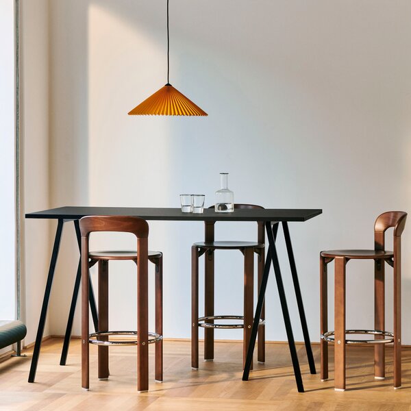 HAY Stůl Loop Stand High, Oak / Black, 180 x 88 cm