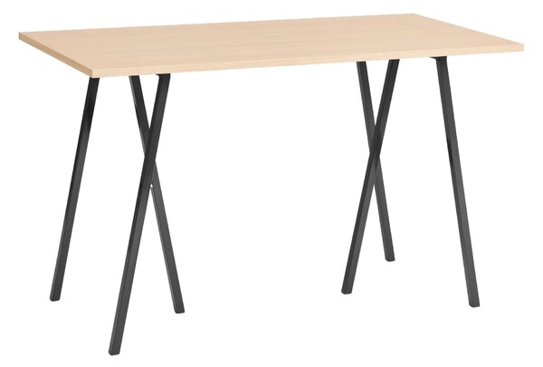 HAY Stůl Loop Stand High, Oak / Black, 180 x 88 cm