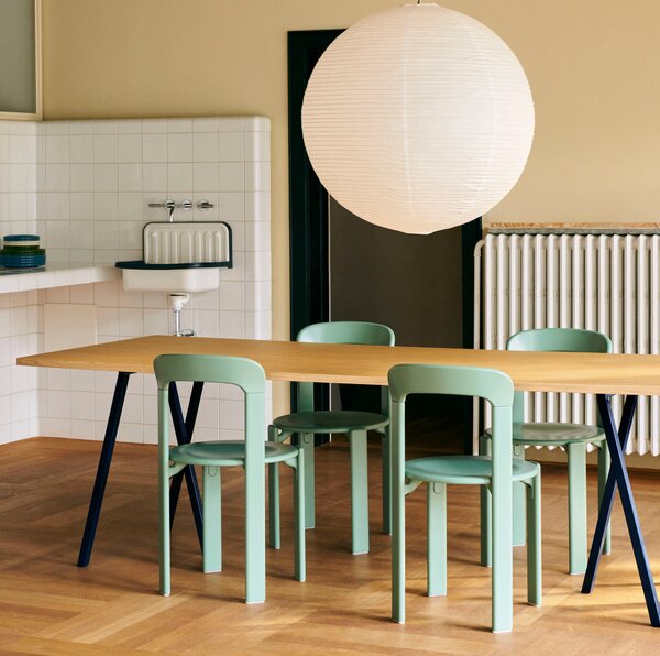 HAY Stůl Loop Stand, Oak / Black, 250 x 93 cm