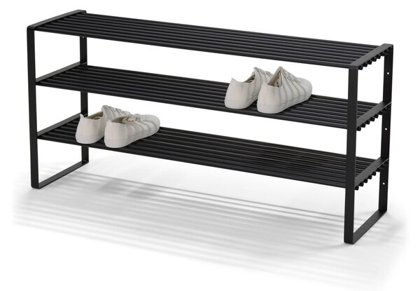 Černý kovový botník 100x48,5x29 cm Rex – Spinder Design