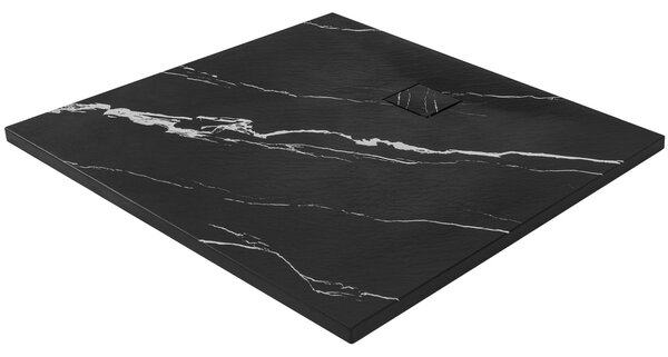 Sprchová vanička Magnum CARRARA BLACK 90x90