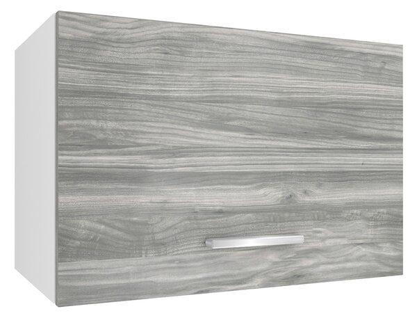 Kuchyňská skříňka Belini nad digestoř 60 cm šedý antracit Glamour Wood TOR SGP60/2/WT/GW1/0/E