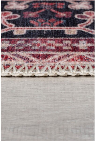 Vínový pratelný koberec s příměsí recyklovaných vláken 160x230 cm Windsor – Flair Rugs