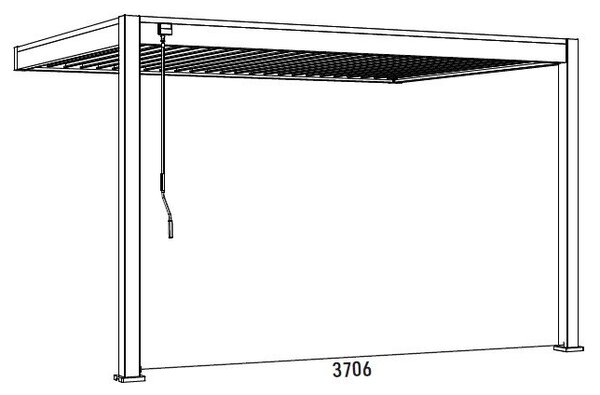 Bioklimatická pergola Intro Plus – Rojaplast