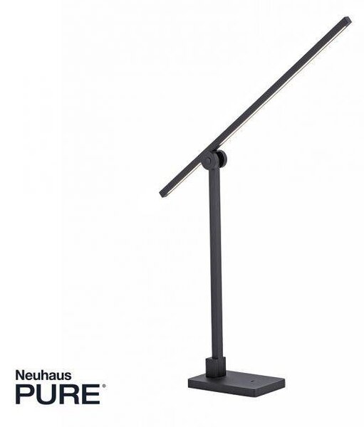 Paul Neuhaus Stolní LED lampa PURE GRAFO, 8W, v. 83,5 cm, 3000K stmívatelná