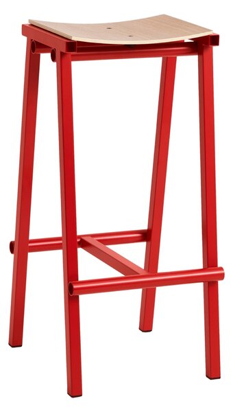 HAY Barová stolička Taburete 8, High, Signal Red