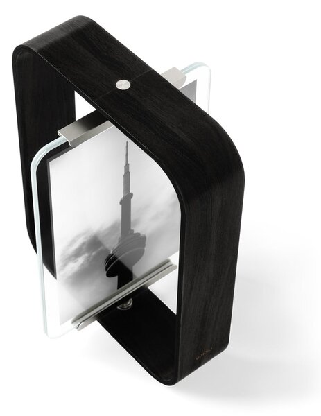 Černý dřevěný stojací rámeček 19x24 cm Bellwood – Umbra