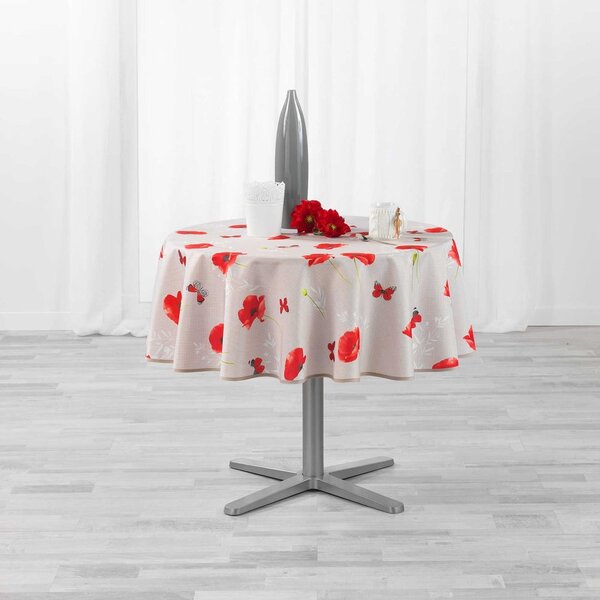 Ubrus ø 180 cm Sweet poppy – douceur d'intérieur
