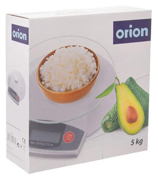 Váha kuchyňská digitální, 5 kg, ORION 131801