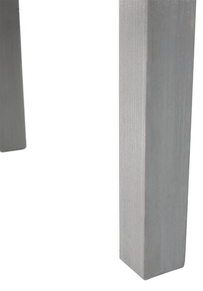 KONDELA Dřevěná zahradní lavička, šedá, 150 cm, FABLA