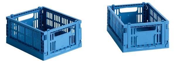 HAY Úložné boxy Colour Crate, Mini, 2 kusy, Electric Blue