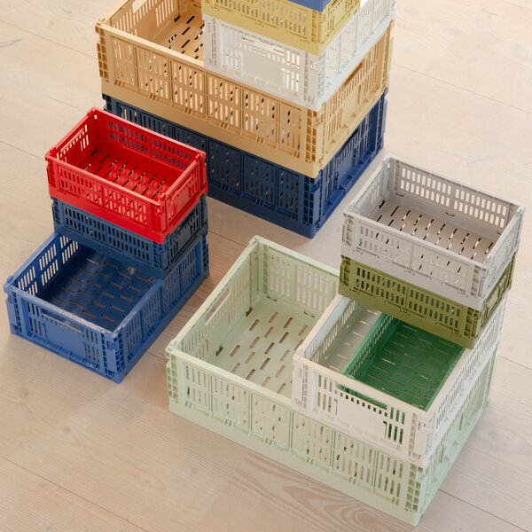HAY Úložné boxy Colour Crate, Mini, 2 kusy, Dark Mint