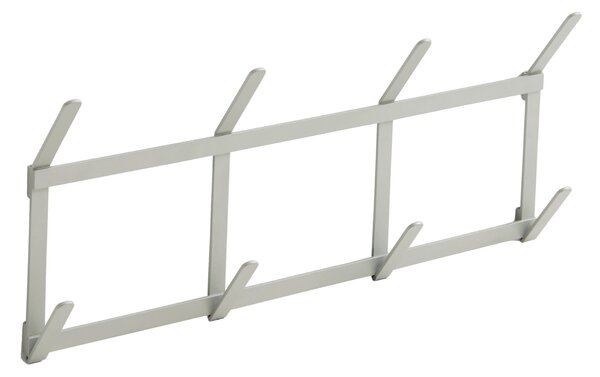 HAY Nástěnný věšák Tape, Small, Metallic Grey