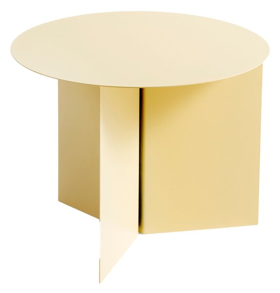 HAY Konferenční stolek Slit, Round Light Yellow