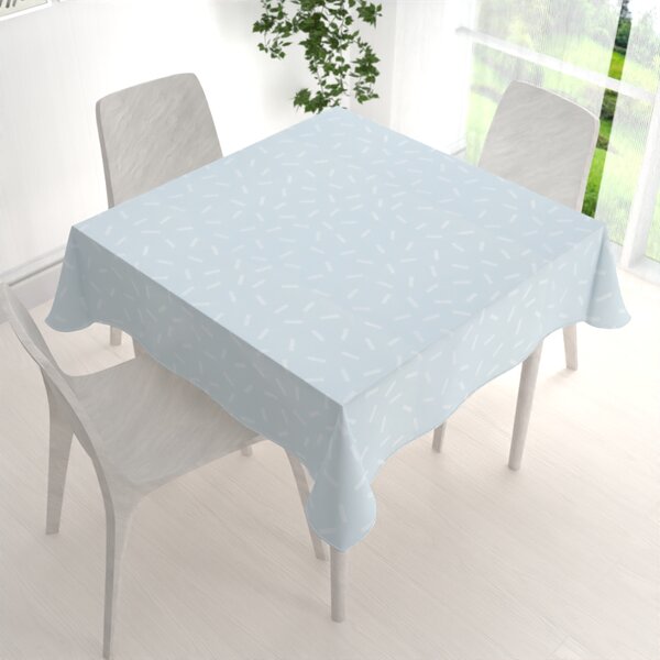 Biante Dekorační čtvercový ubrus PM-063 Konfety na pastelově modrošedém 50x50 cm