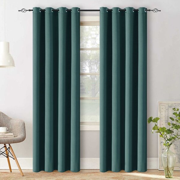 Zatemňovací závěs VELVET 140x250 cm, tyrkysový Zavěšení: Řasící páska