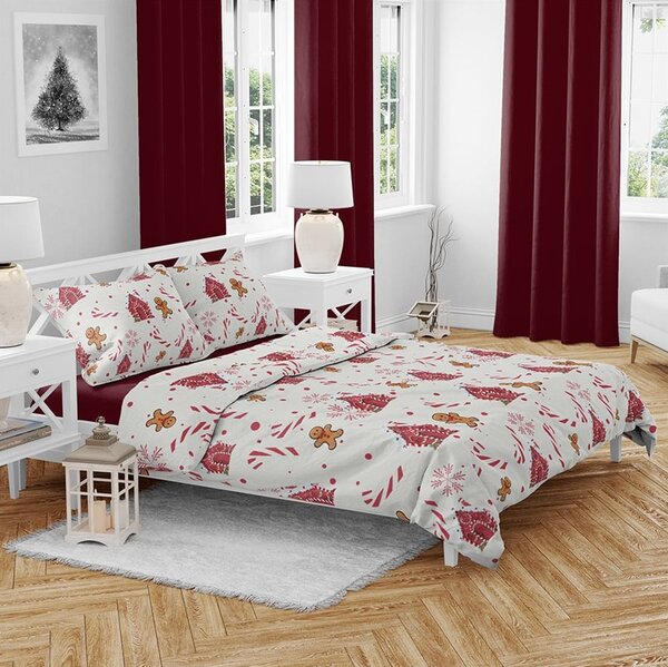 Bavlněné povlečení GINGER REST bílé Rozměr povlečení: 70 x 90 cm | 140 x 200 cm