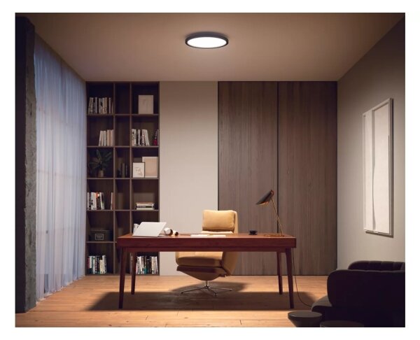 Philips - LED Stmív. stropní svítidlo Hue AURELLE LED/21W/230V pr. 39,5 cm černá