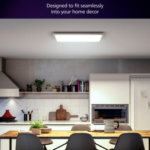 Philips - LED Stmívat. stropní svítidlo Hue AURELLE LED/39W/230V 60x60 cm bílá