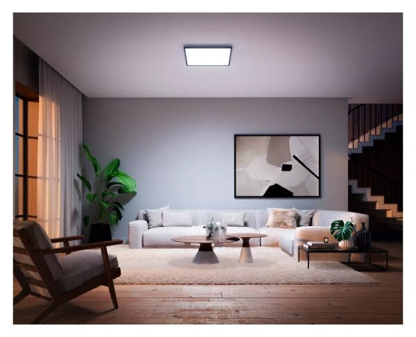 Philips - LED Stmívat. stropní svítidlo Hue AURELLE LED/39W/230V 60x60 cm černá