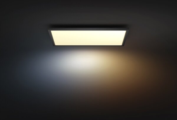 Philips - LED Stmívat. stropní svítidlo Hue AURELLE LED/39W/230V 60x60 cm černá