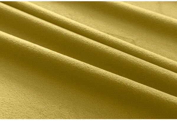 Zatemňovací závěs VELVET 140x270 cm, hořčicový Zavěšení: Řasící páska