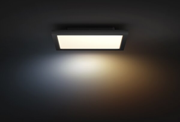 Philips - LED Stmívat. stropní svítidlo Hue AURELLE LED/19W/230V 30x30 cm černá