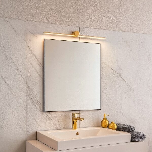 LED Koupelnové osvětlení zrcadla ARTIST LED/9W/230V 60 cm IP44 zlatá