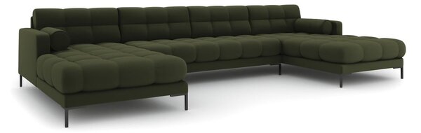 Zelená rohová pohovka do "U" Bali – Cosmopolitan Design